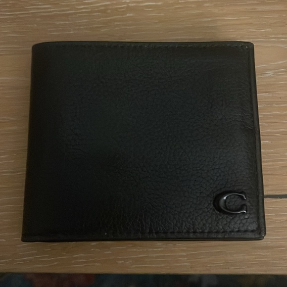 Authentic Coach Mens slim billfold - Picture 2 of 7